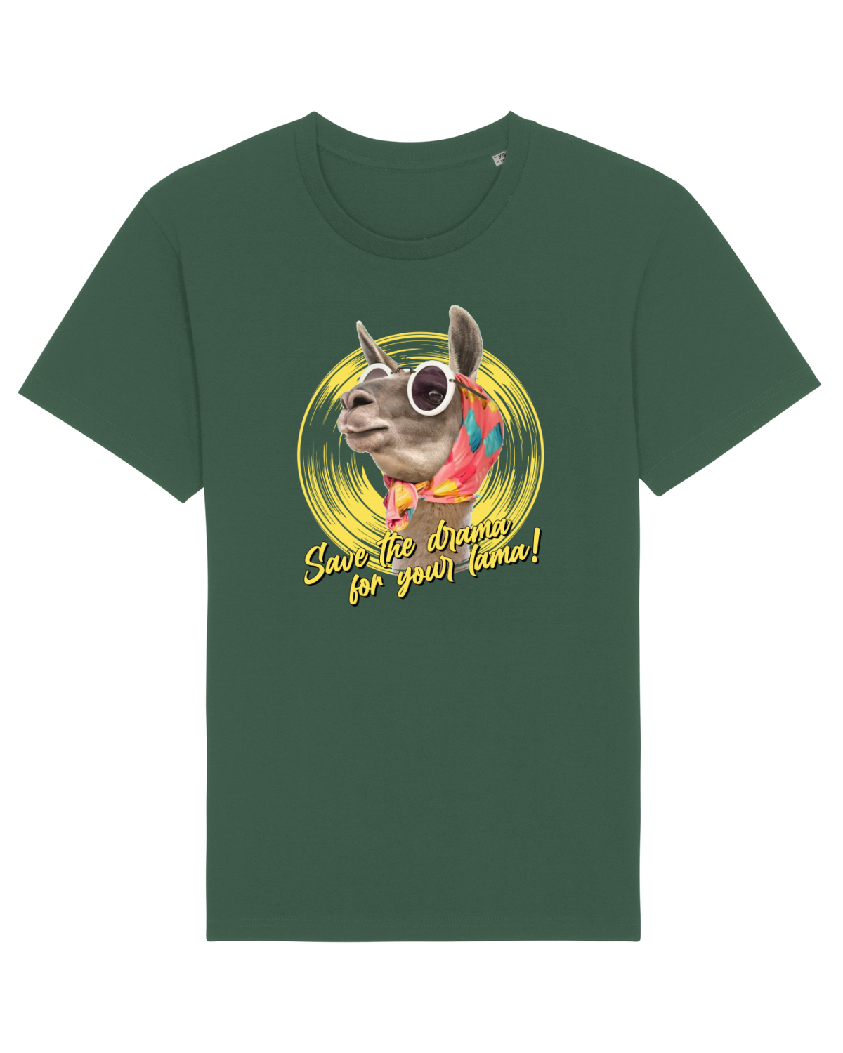 Tricou mânecă scurtă Unisex Rocker Bottle Green
