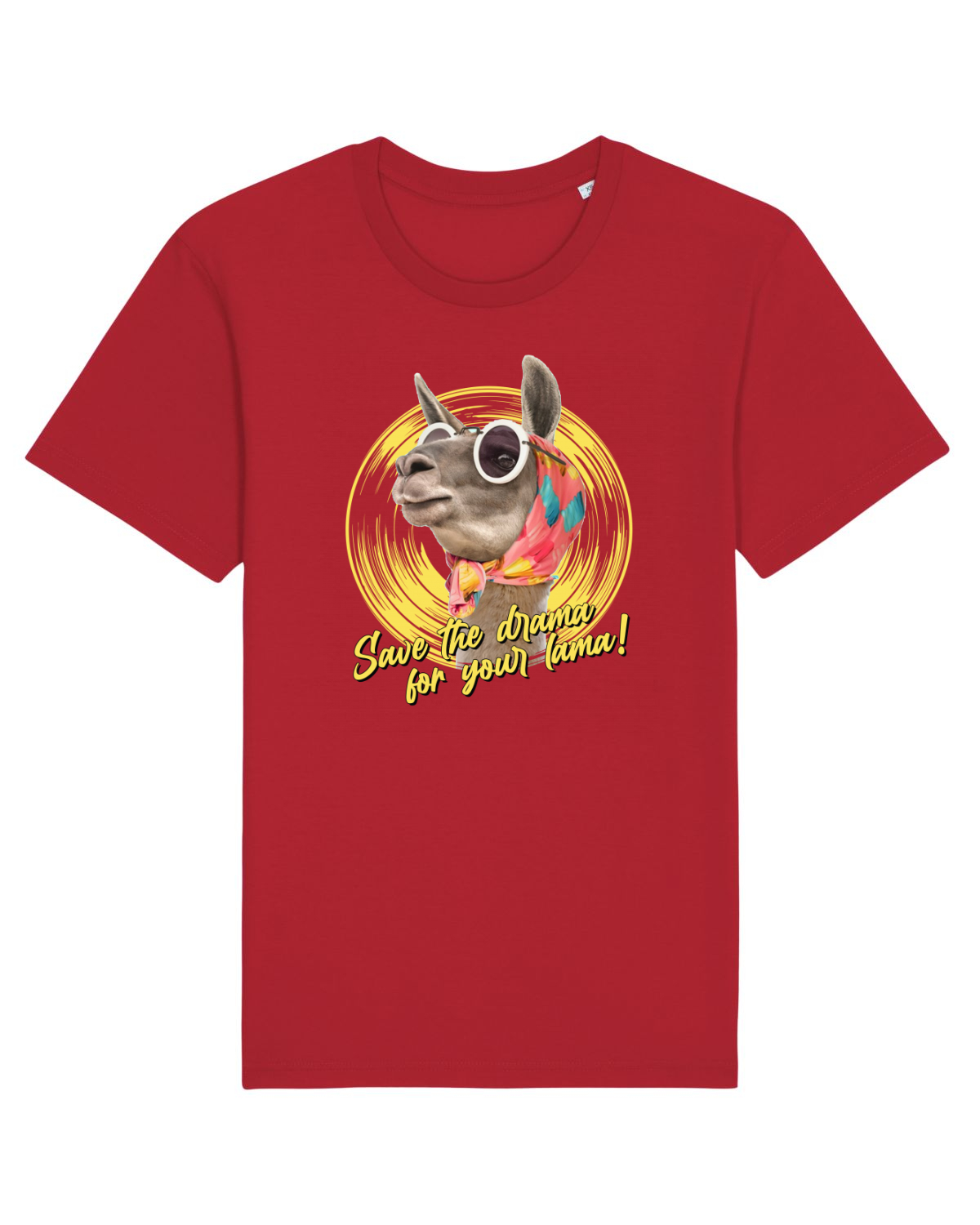 Tricou mânecă scurtă Unisex Rocker Red