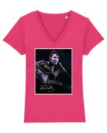 Elvis Presley Tricou mânecă scurtă guler V Damă Evoker