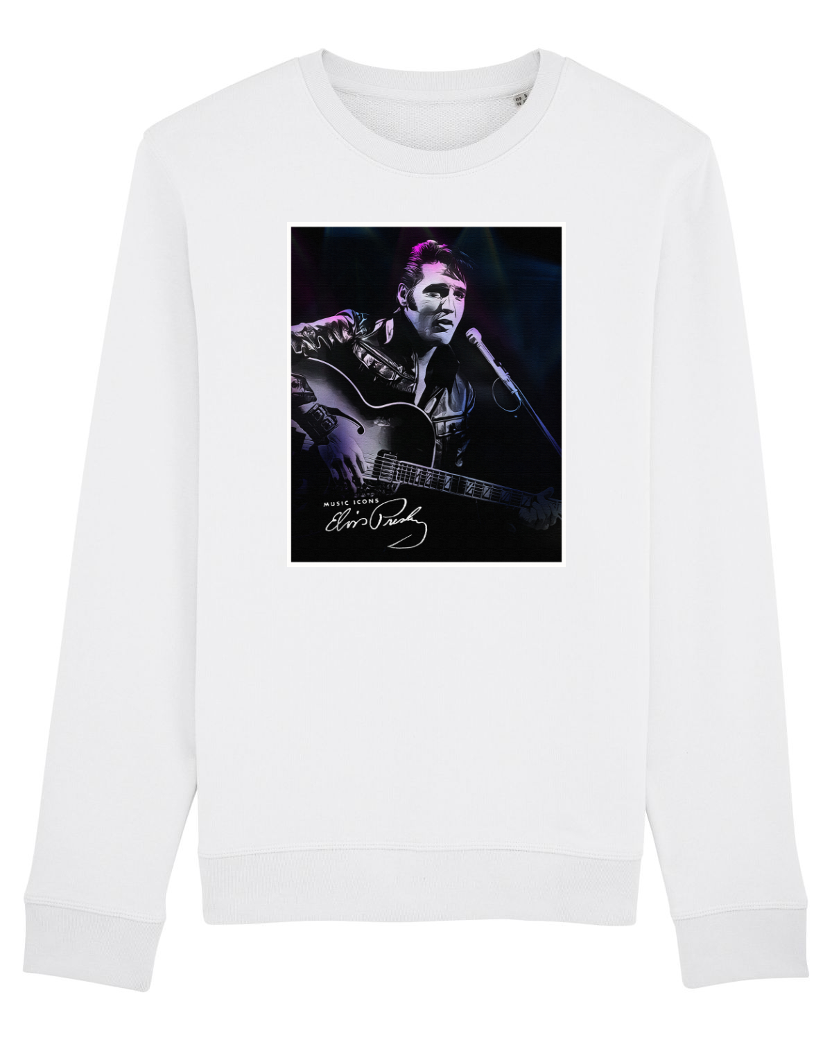 Bluză mânecă lungă Unisex Rise White