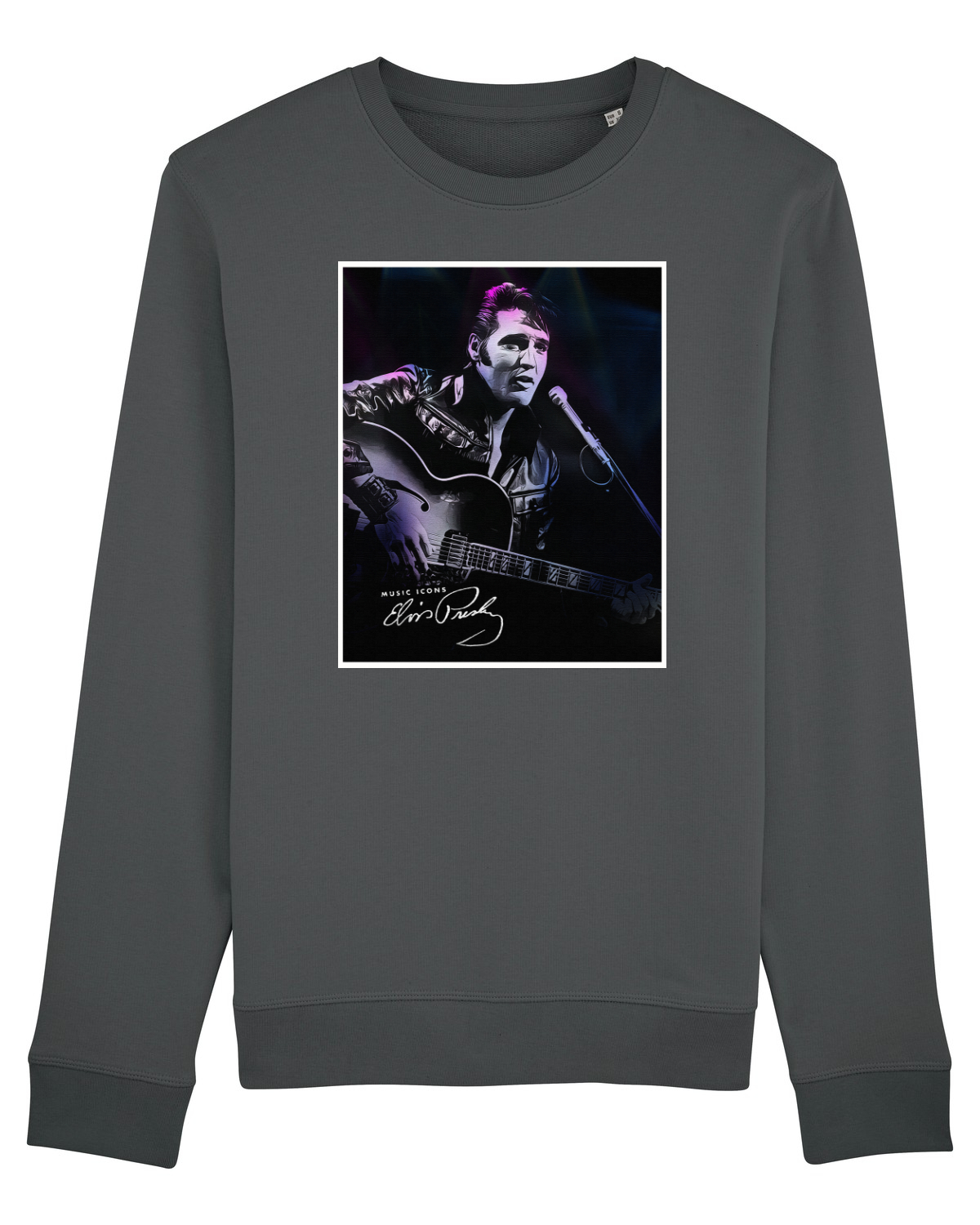 Bluză mânecă lungă Unisex Rise Anthracite