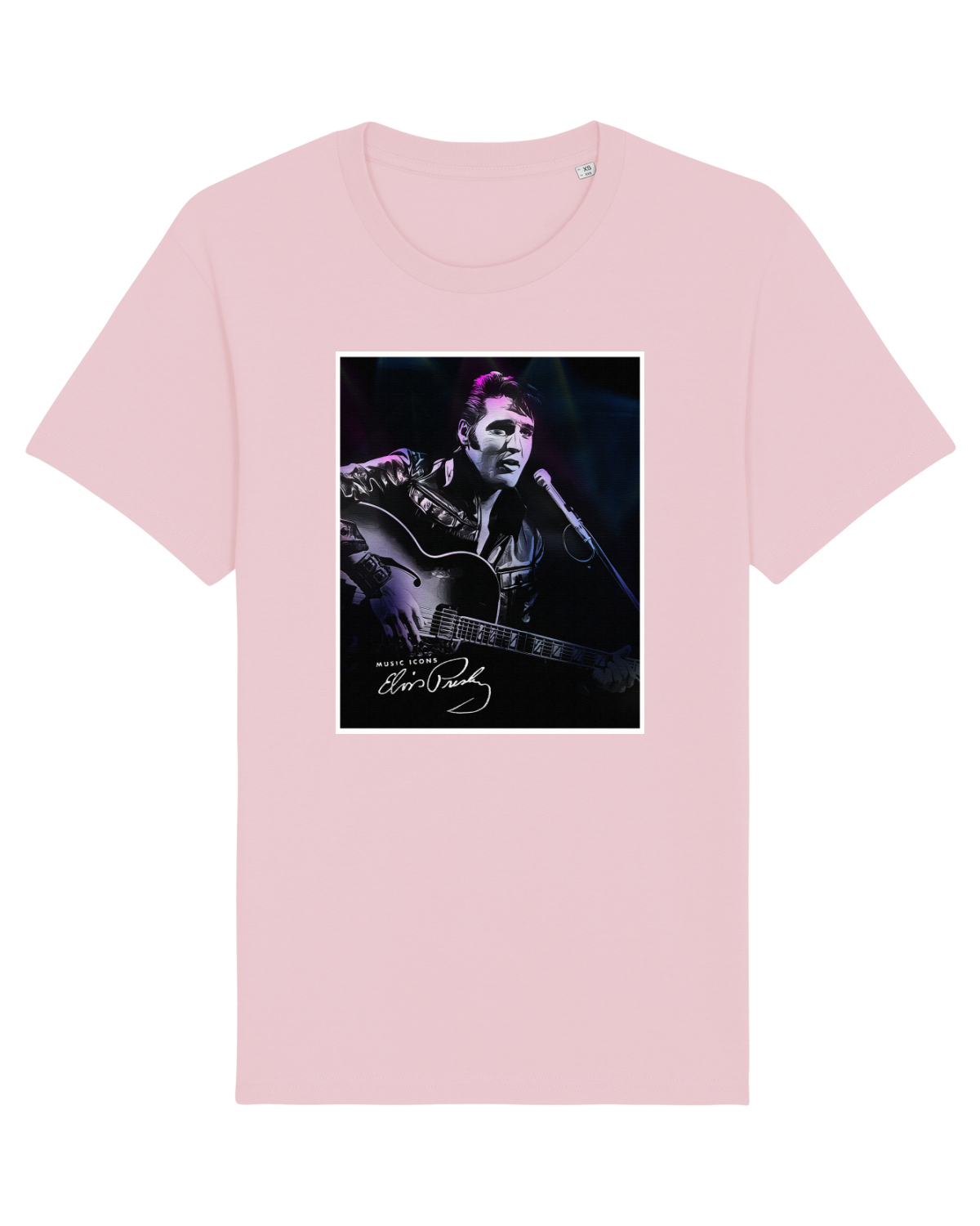 Tricou mânecă scurtă Unisex Rocker Cotton Pink