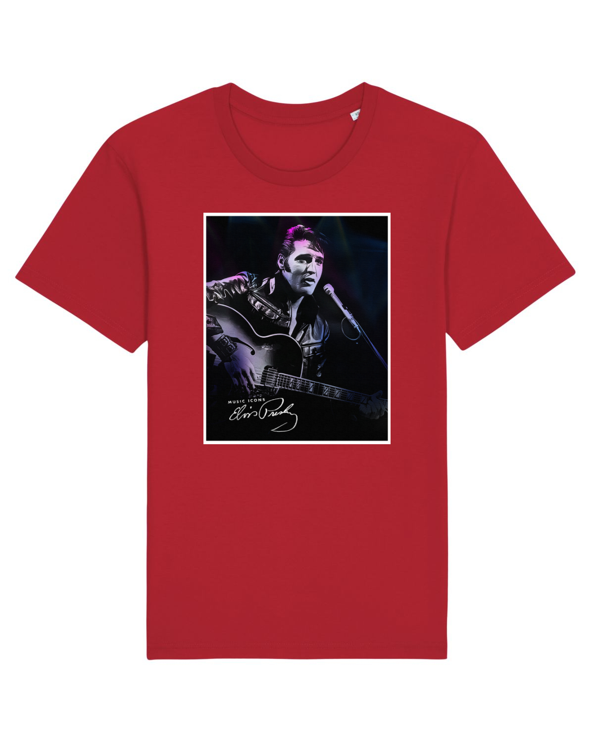 Tricou mânecă scurtă Unisex Rocker Red