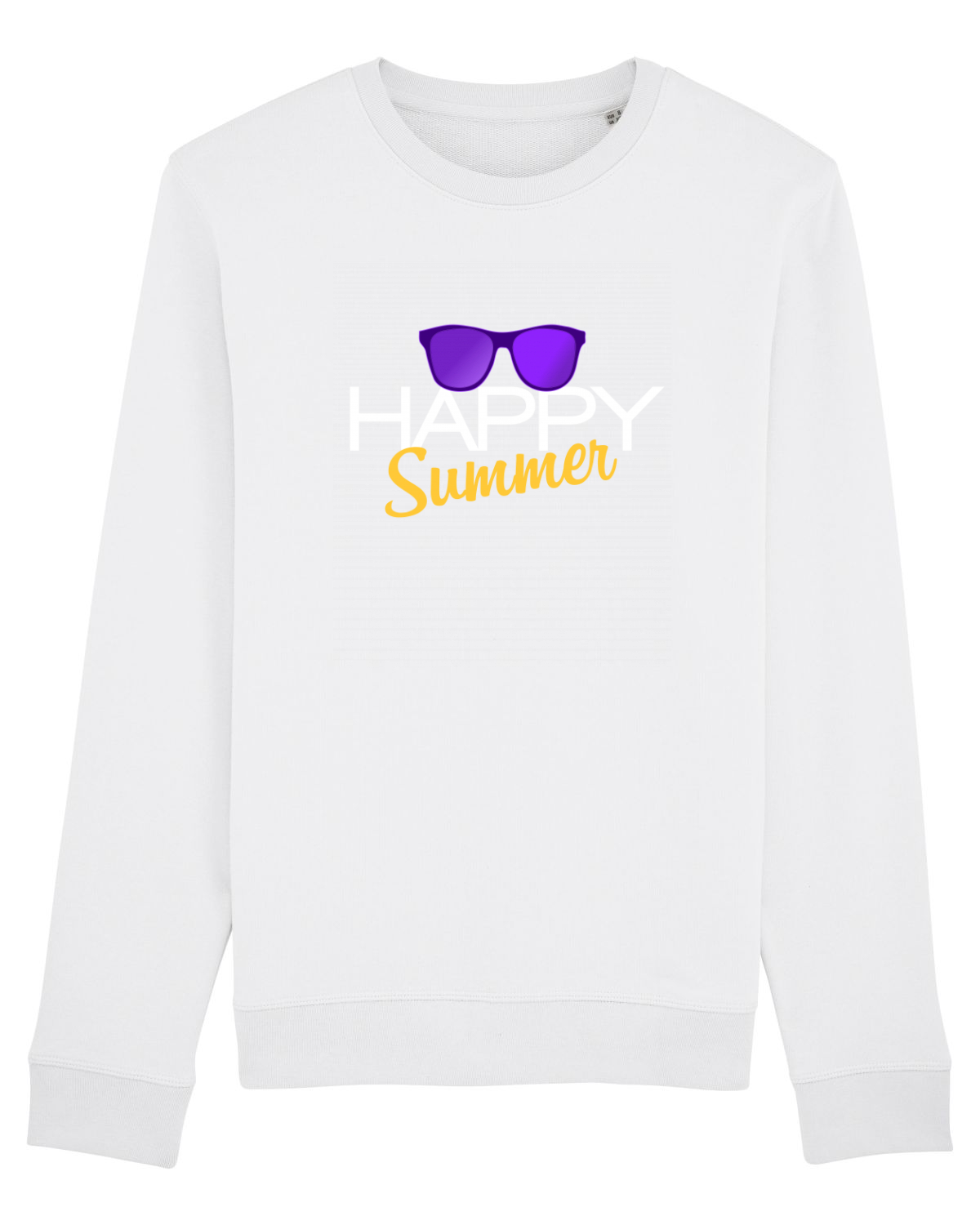 Bluză mânecă lungă Unisex Rise White
