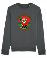 Funny Santa Claus Alien Bluză mânecă lungă Unisex Rise