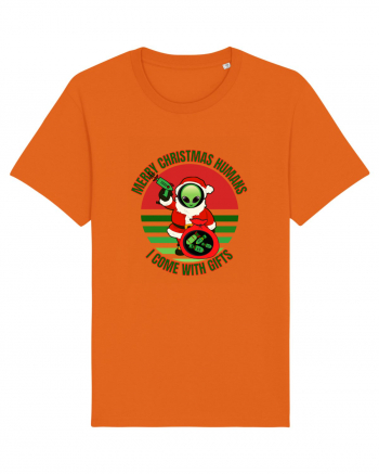 Funny Santa Claus Alien Bright Orange