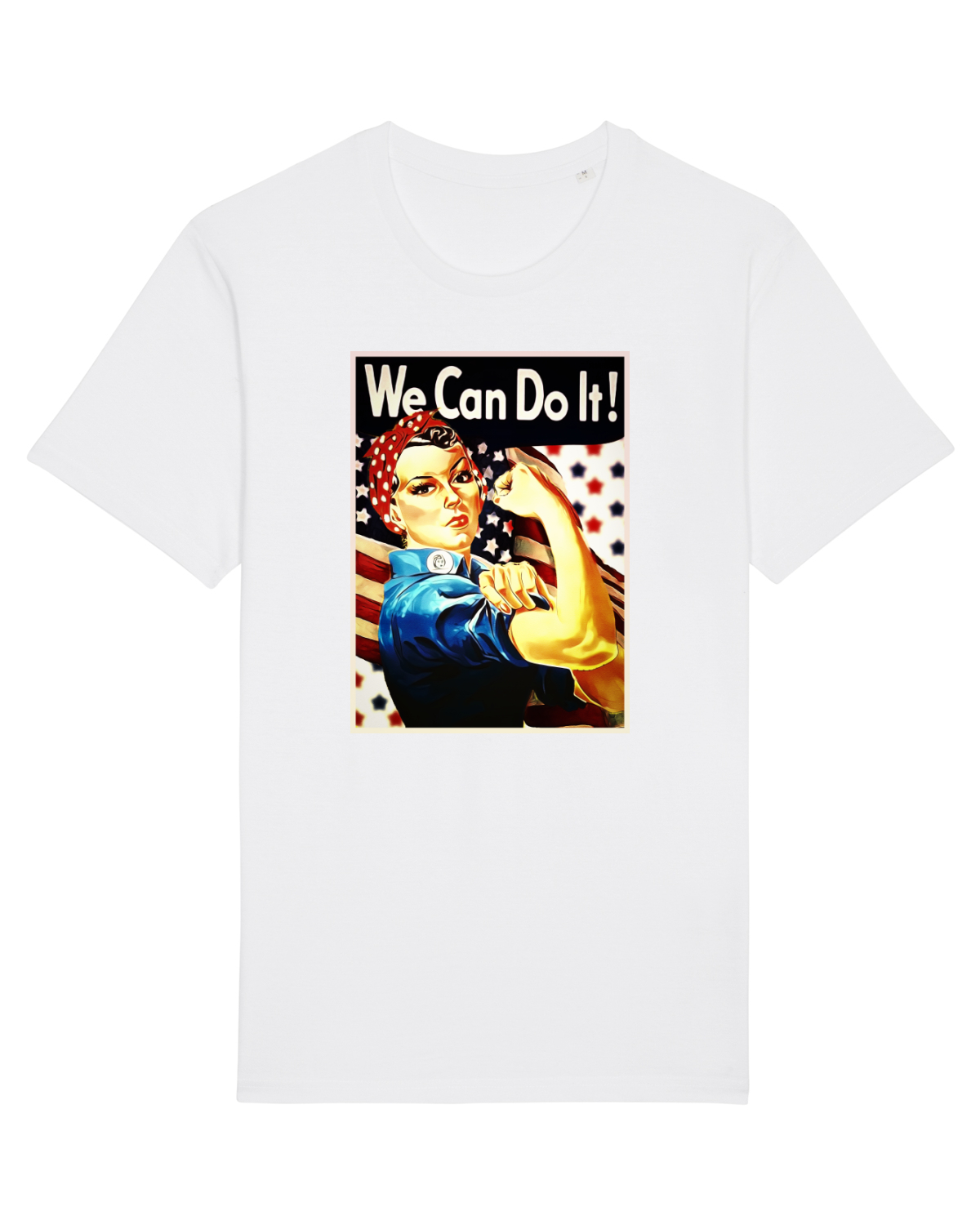 Tricou mânecă scurtă Unisex Rocker White