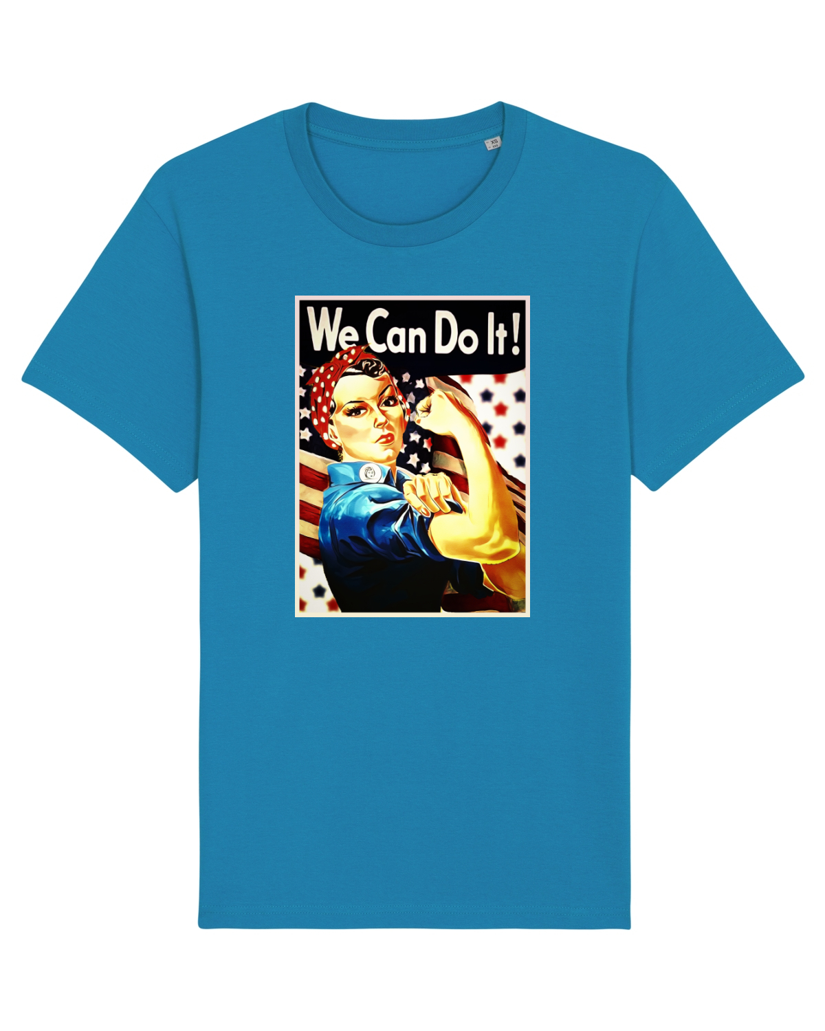 Tricou mânecă scurtă Unisex Rocker Azur