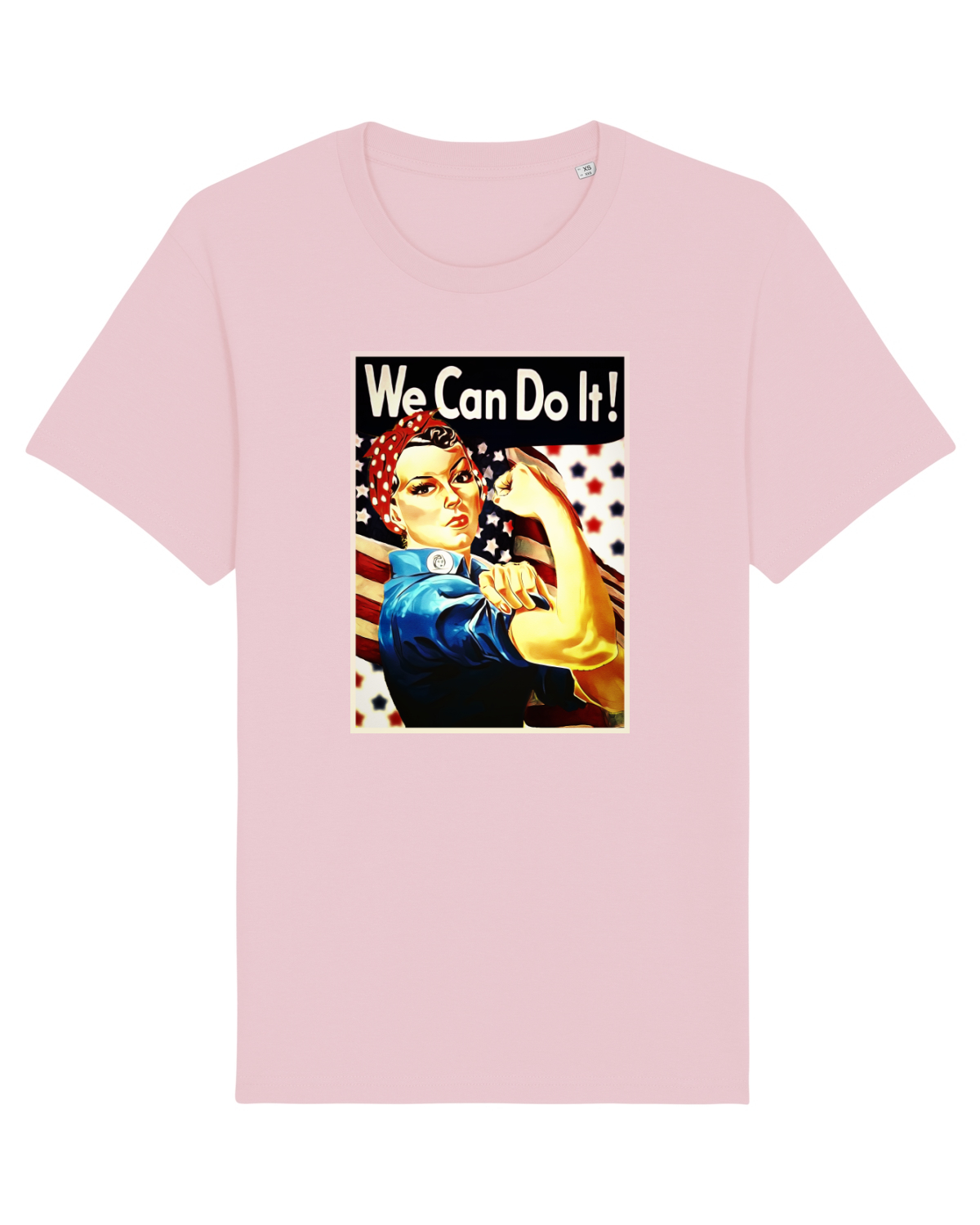 Tricou mânecă scurtă Unisex Rocker Cotton Pink