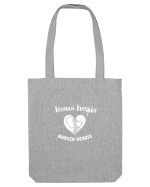 Jesus heals broken hearts Sacoșă textilă