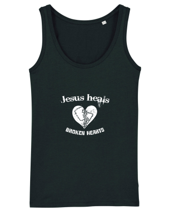 Jesus heals broken hearts Black
