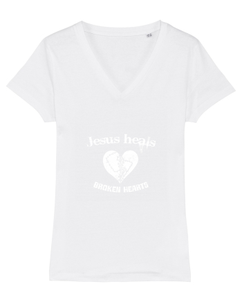 Jesus heals broken hearts White