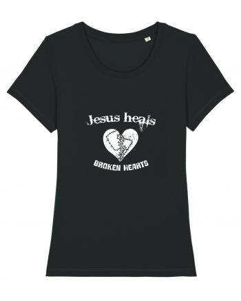 Jesus heals broken hearts Black