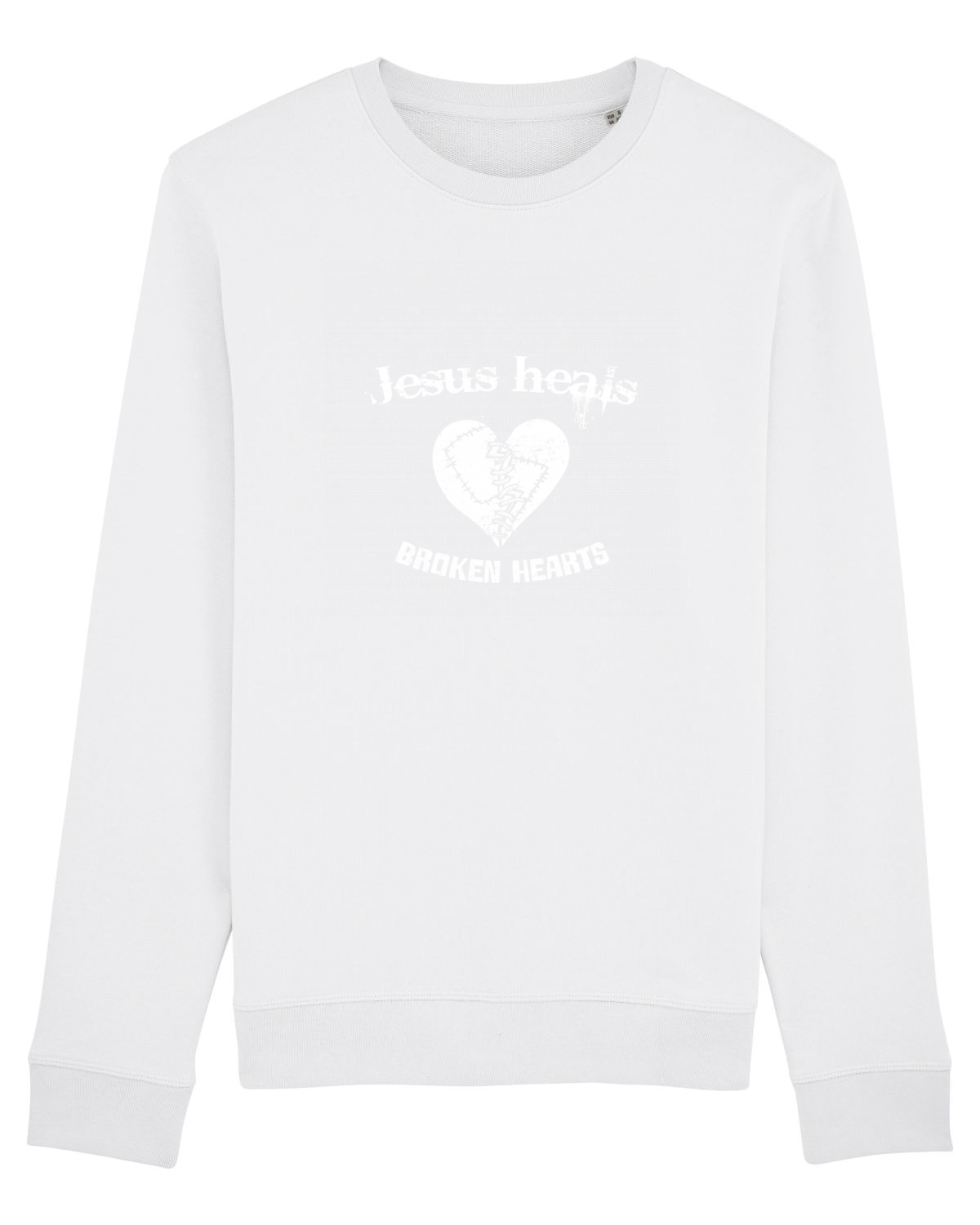 Bluză mânecă lungă Unisex Rise White