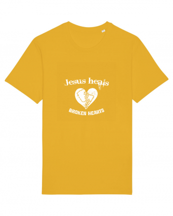 Jesus heals broken hearts Spectra Yellow