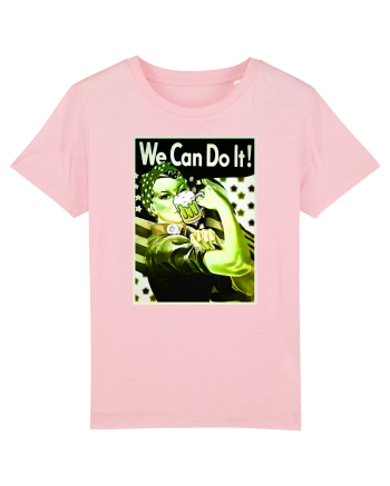 Strong Woman Cotton Pink