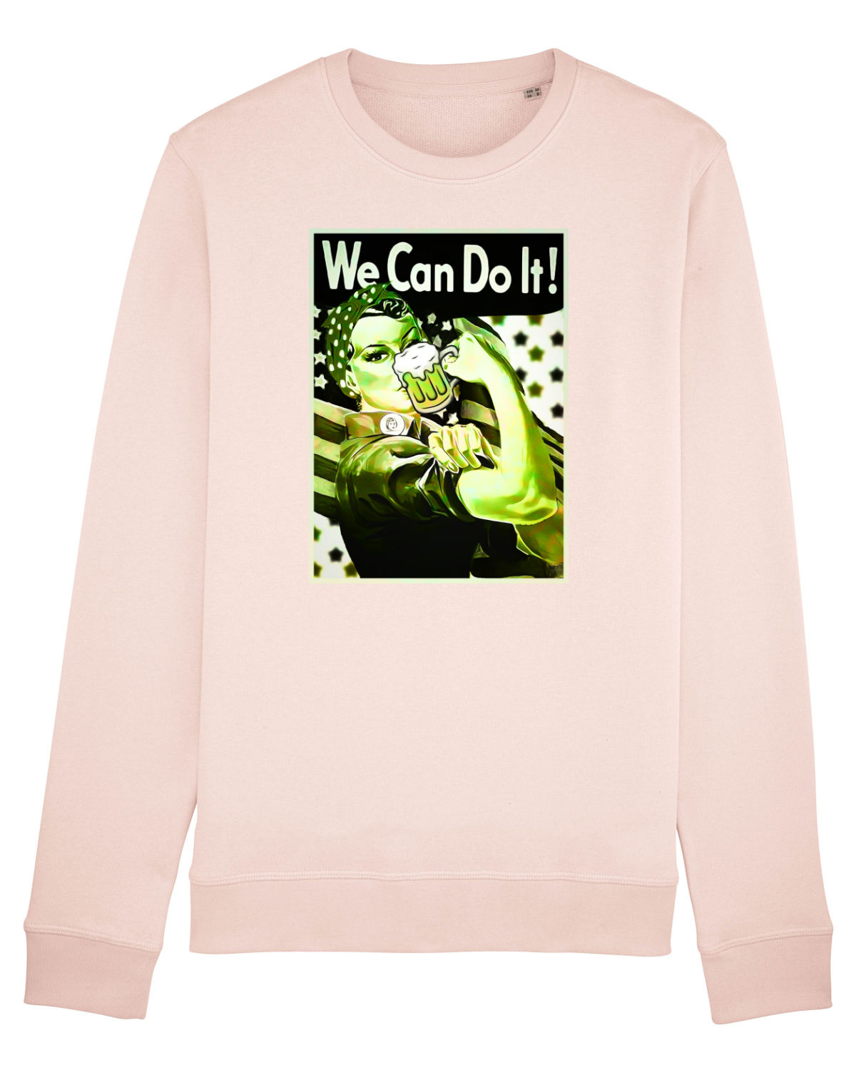 Bluză mânecă lungă Unisex Rise Candy Pink