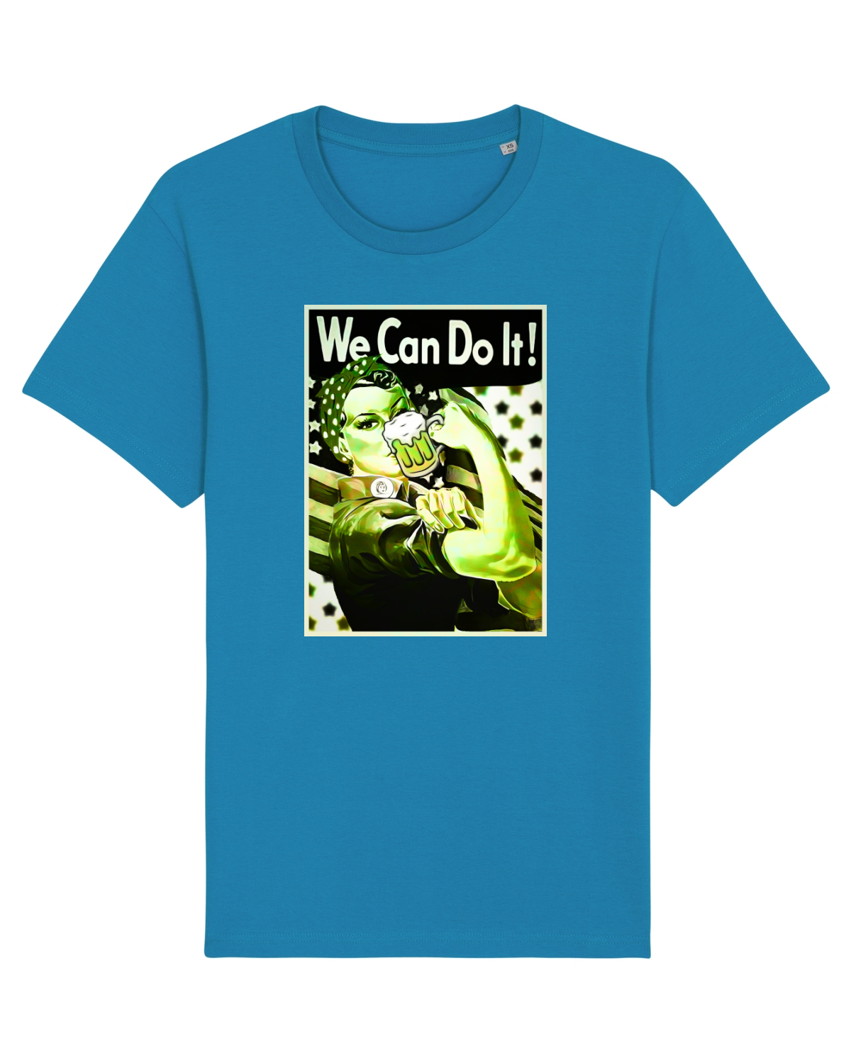 Tricou mânecă scurtă Unisex Rocker Azur