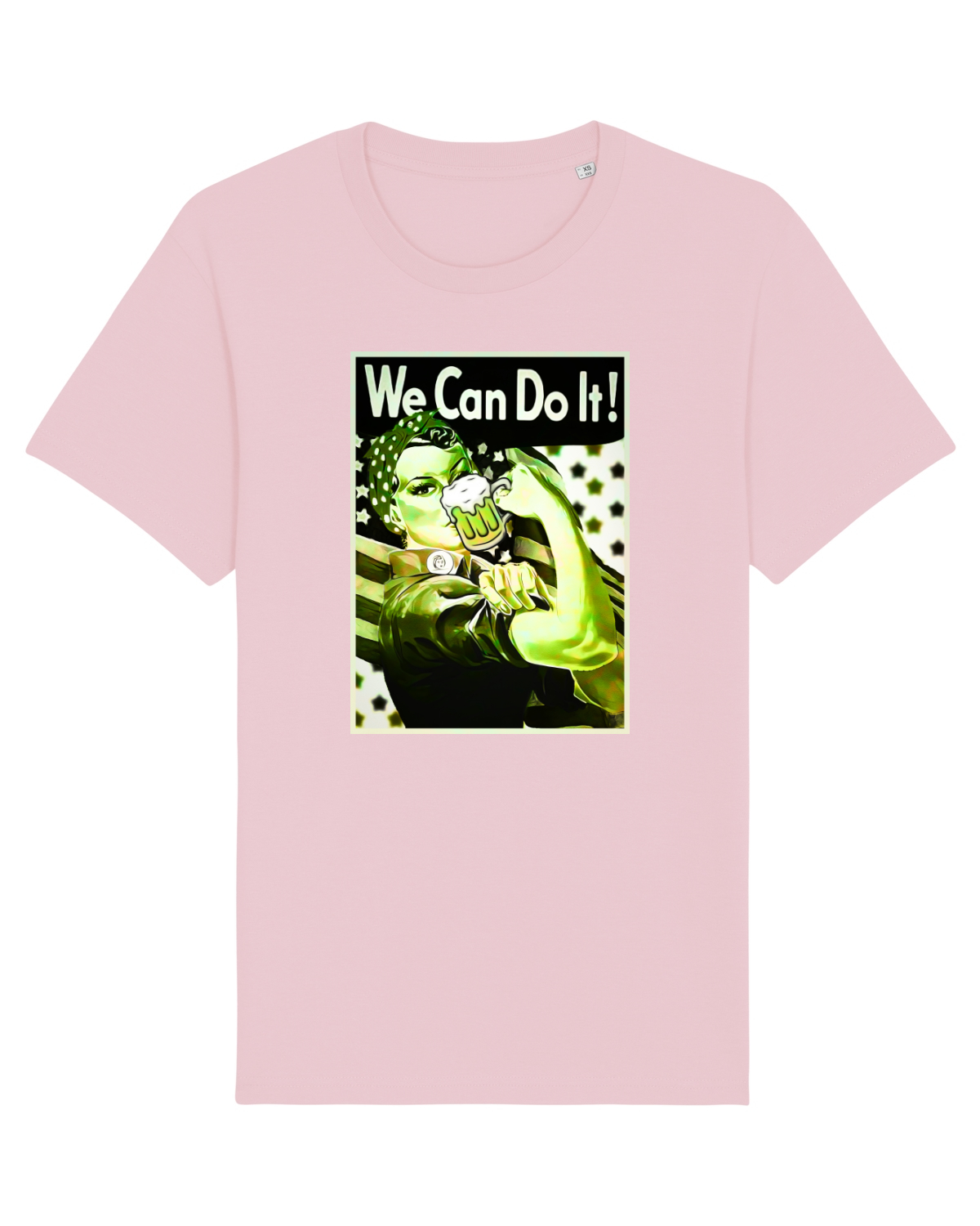 Tricou mânecă scurtă Unisex Rocker Cotton Pink