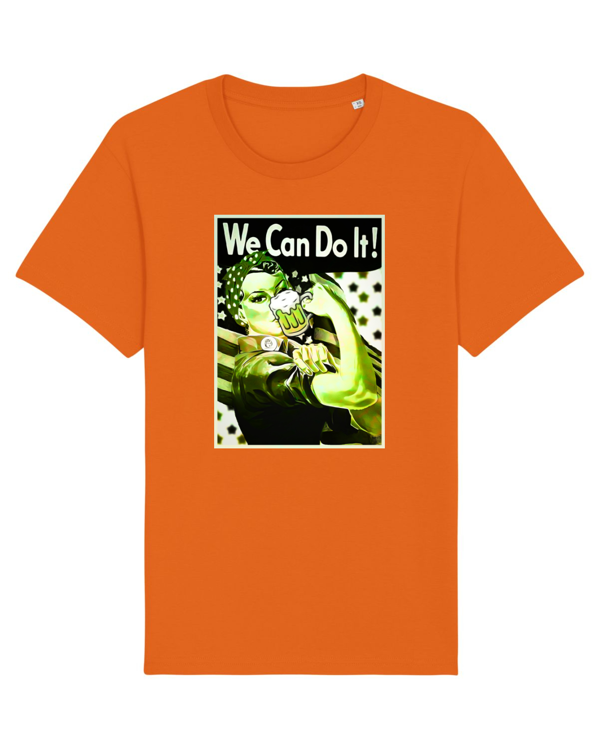 Tricou mânecă scurtă Unisex Rocker Bright Orange
