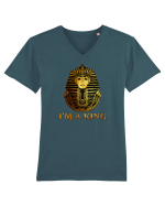 KING Tricou mânecă scurtă guler V Bărbat Presenter