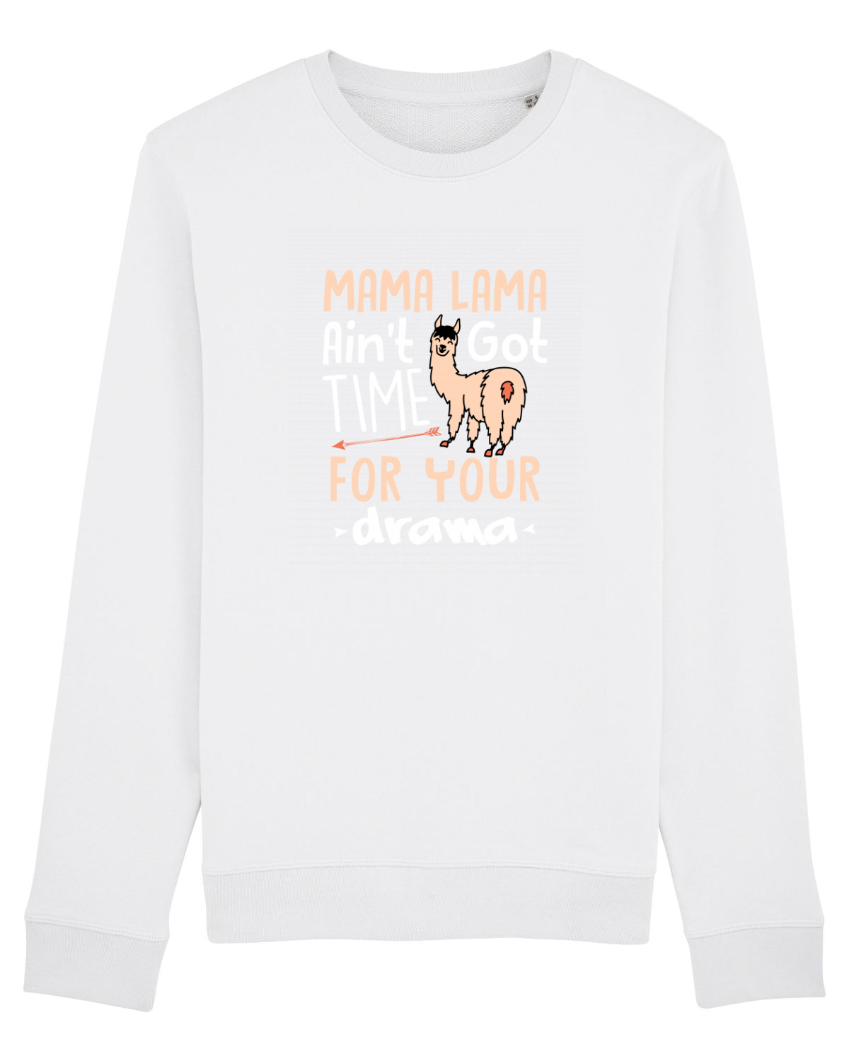 Bluză mânecă lungă Unisex Rise White
