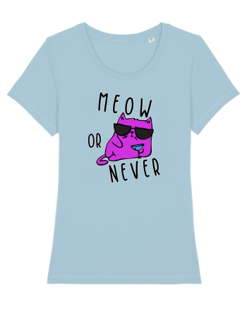 Meow or never Sky Blue