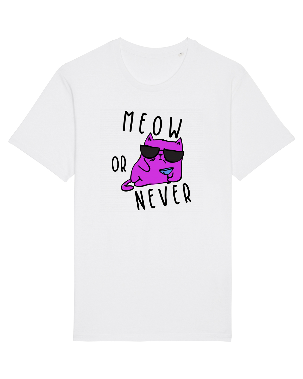 Tricou mânecă scurtă Unisex Rocker White