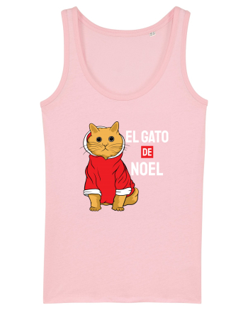 El gato de Noel Cotton Pink