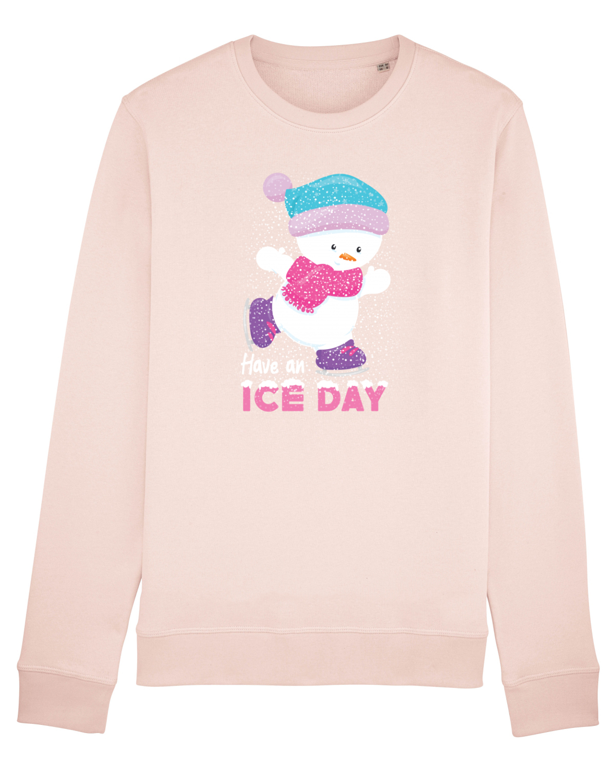 Bluză mânecă lungă Unisex Rise Candy Pink