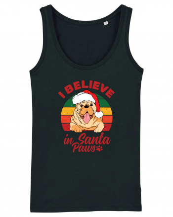 I believe in Santa Paws Black