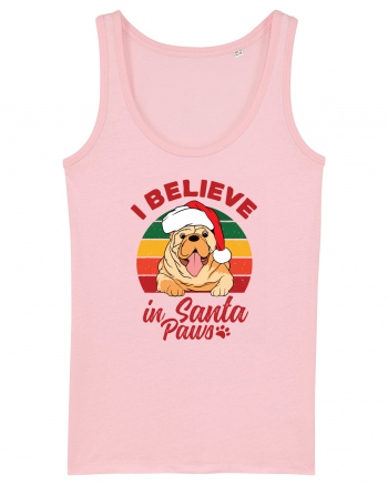 I believe in Santa Paws Cotton Pink