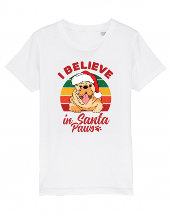 I believe in Santa Paws White