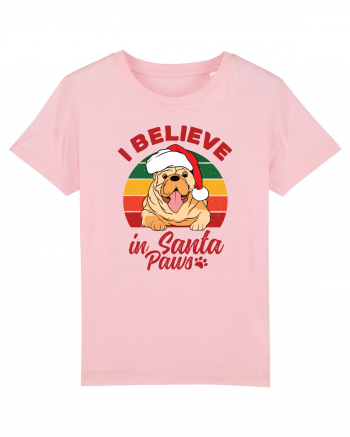 I believe in Santa Paws Cotton Pink