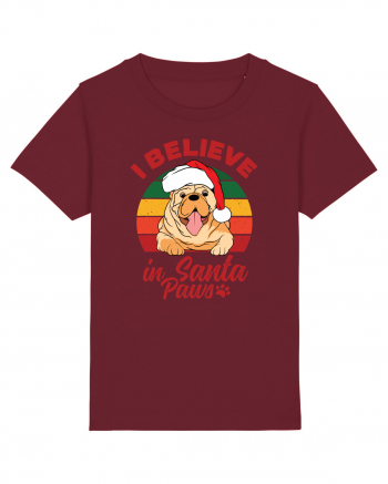 I believe in Santa Paws Burgundy