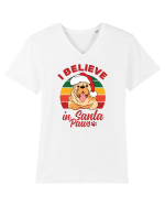 I believe in Santa Paws Tricou mânecă scurtă guler V Bărbat Presenter