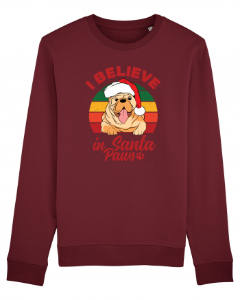 I believe in Santa Paws Burgundy