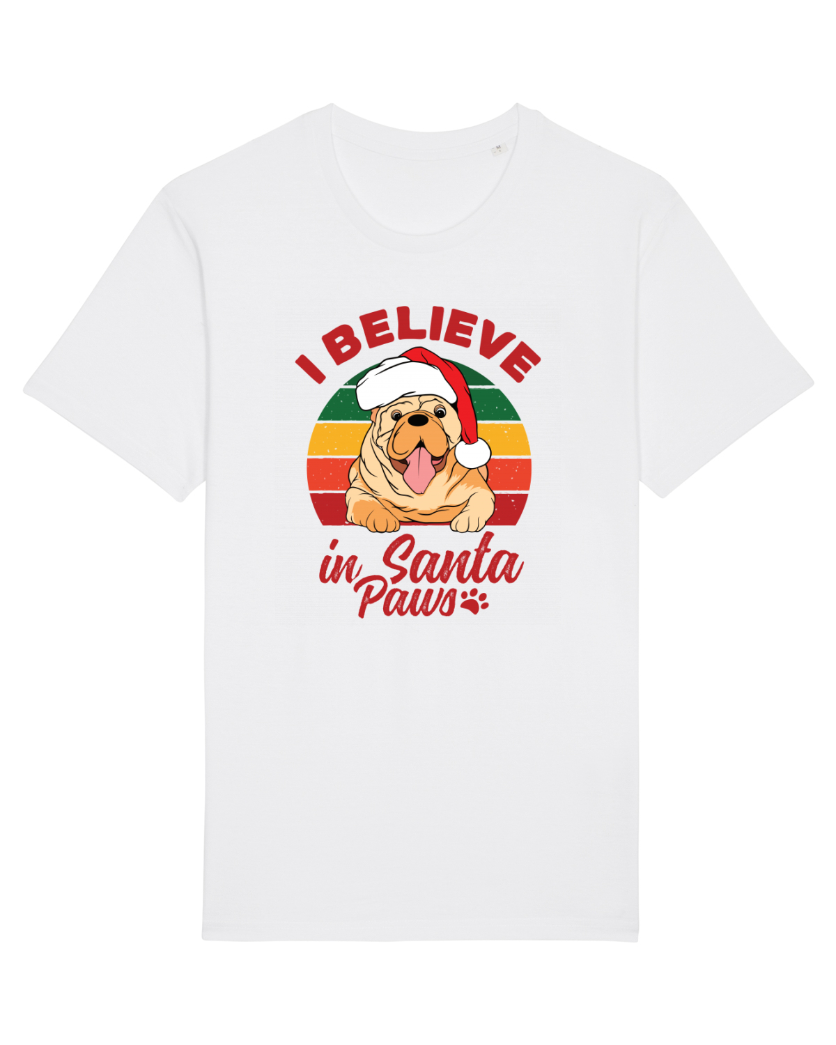 Tricou mânecă scurtă Unisex Rocker White
