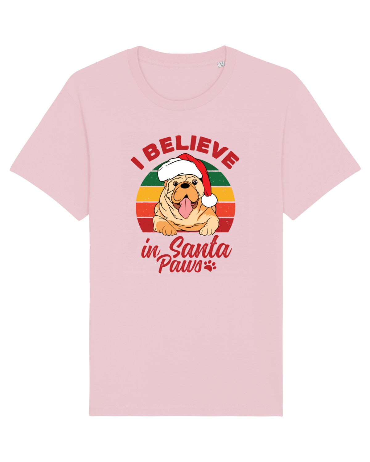 Tricou mânecă scurtă Unisex Rocker Cotton Pink