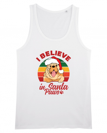 I believe in Santa Paws White