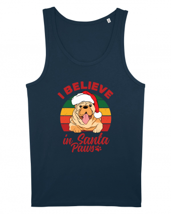 I believe in Santa Paws Navy