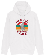 I'm so cute Santa came twice Hanorac cu fermoar Unisex Connector