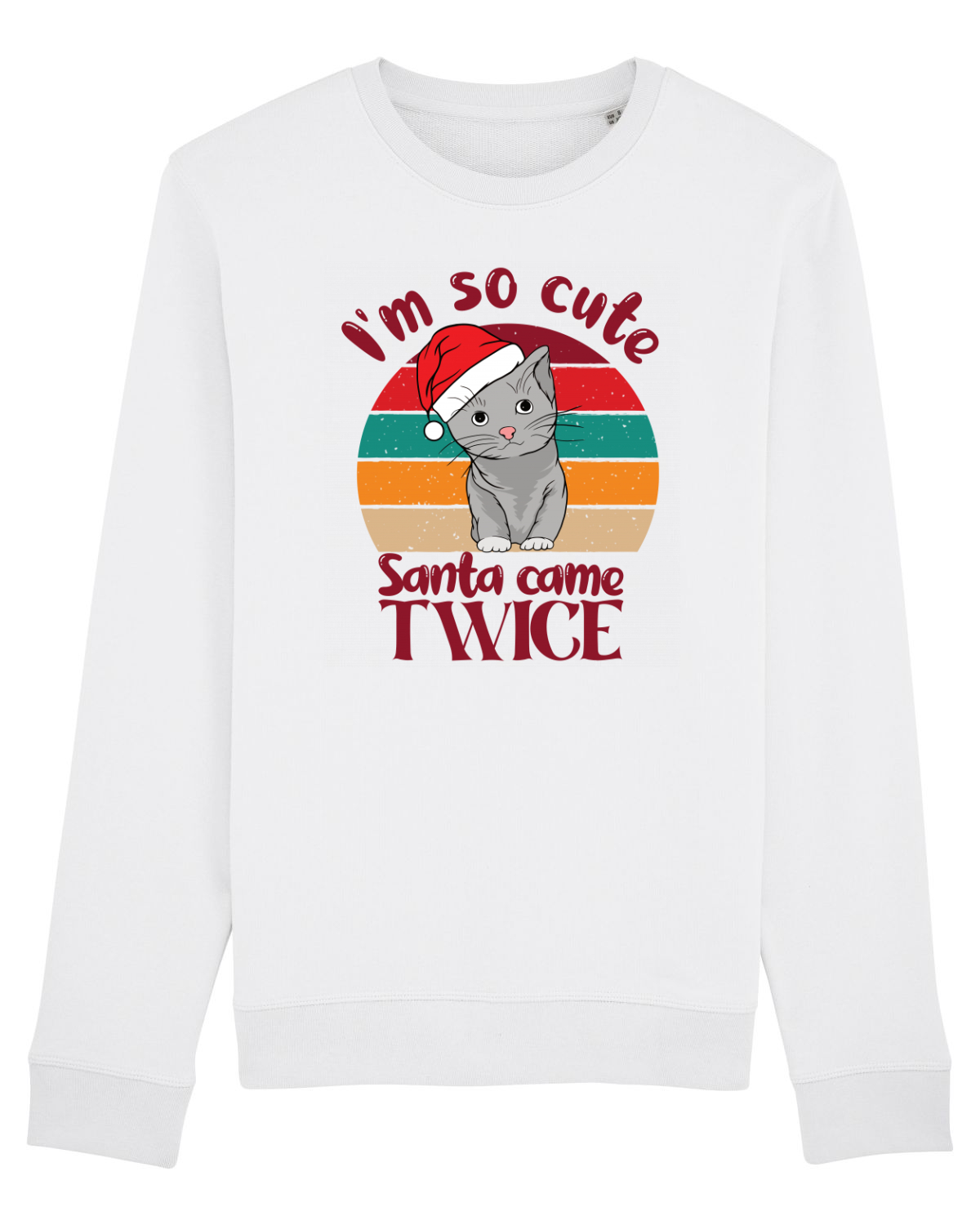 Bluză mânecă lungă Unisex Rise White
