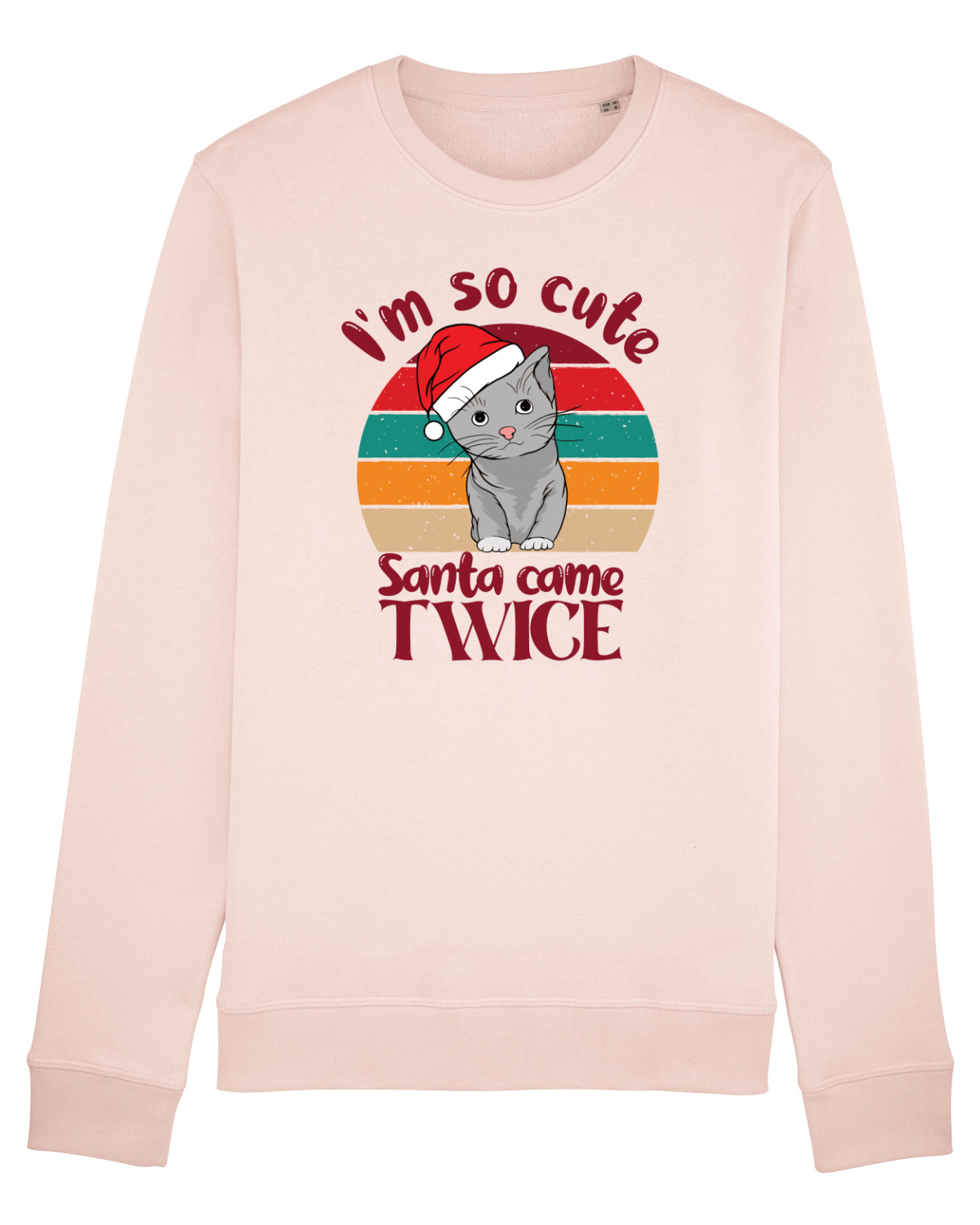 Bluză mânecă lungă Unisex Rise Candy Pink