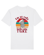 I'm so cute Santa came twice Tricou mânecă scurtă Unisex Rocker
