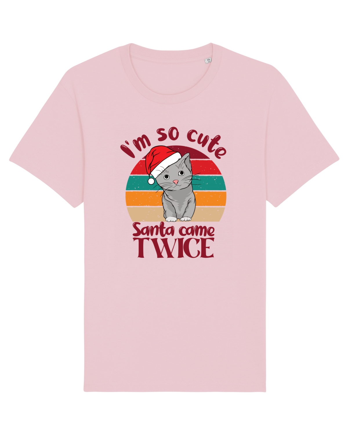 Tricou mânecă scurtă Unisex Rocker Cotton Pink