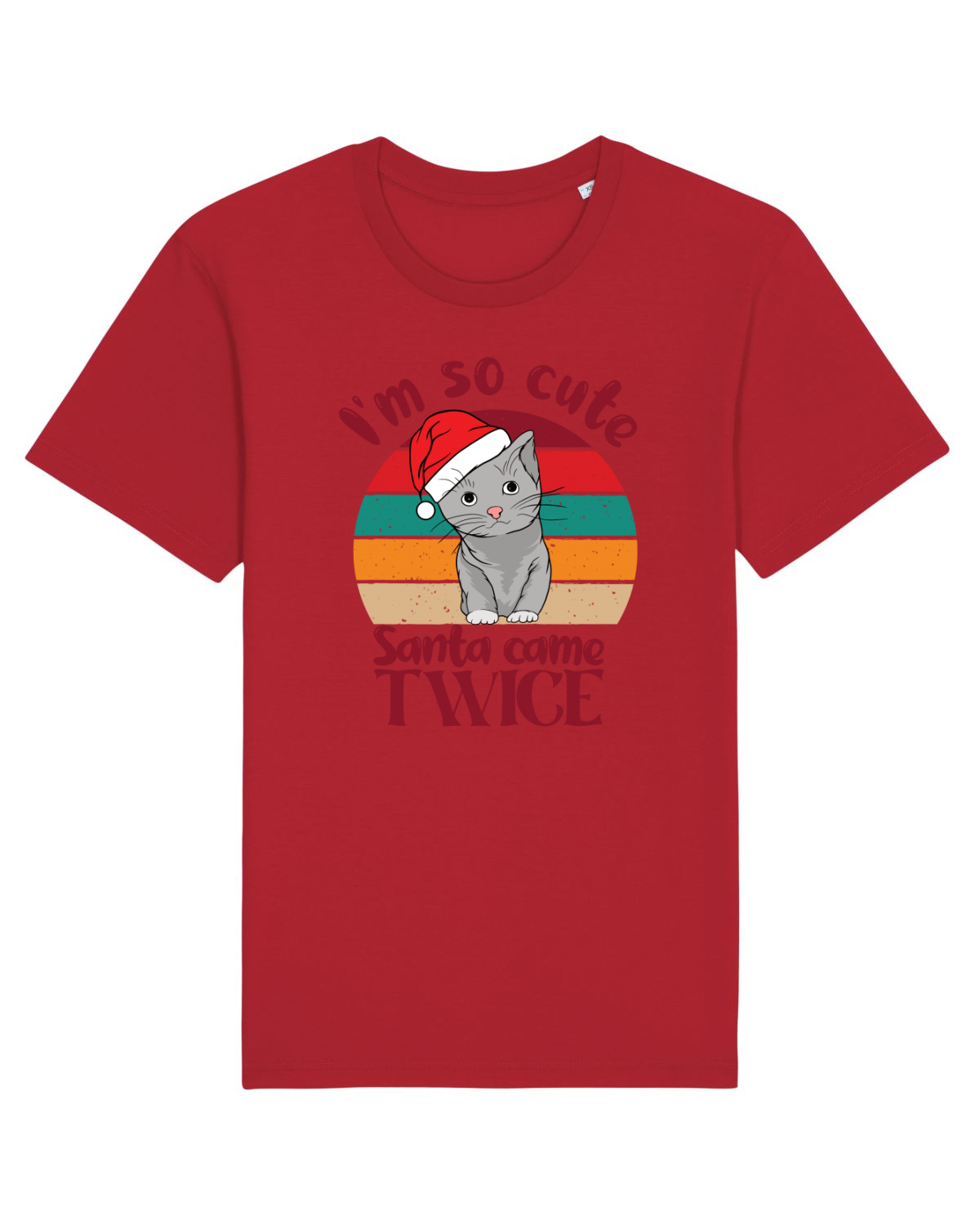 Tricou mânecă scurtă Unisex Rocker Red