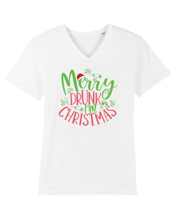 Merry drunk I'm Christmas White