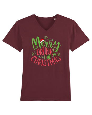 Merry drunk I'm Christmas Burgundy