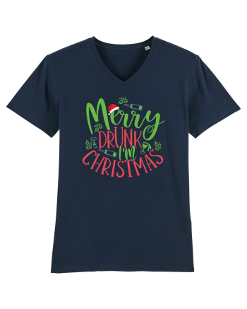 Merry drunk I'm Christmas French Navy